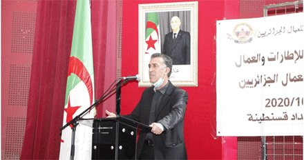 الأمين الولائي لإتحاد العمال الجزائريين بقسنطينة يؤكد: التعديل الدستوري استجاب لمطالب الحراك بالتغيير