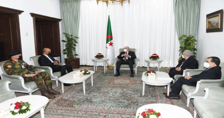 تبادلا وجهات النظر حول قضايا مشتركة: الرئيس تبون يستقبل نائب رئيس المجلس الرئاسي الليبي 