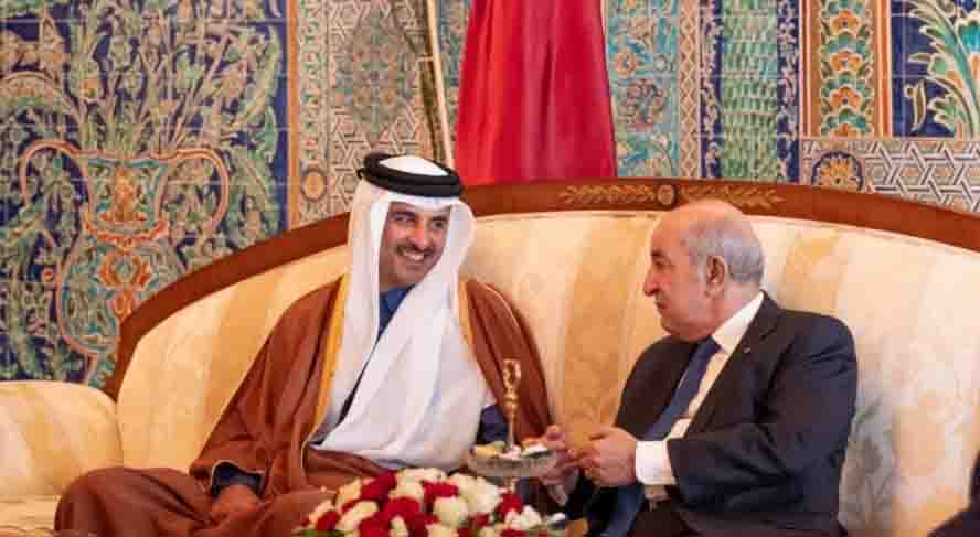 الرئيس تبون يهنئ أمير قطر بالعيد الوطني لبلاده 
