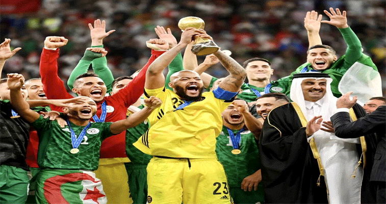 المنتخب الوطني يعود بالكأس من قطر: الجزائر على عرش الكرة العربية