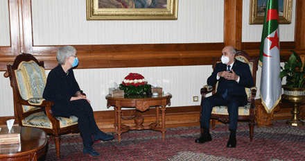 الرئيس تبون يستقبل السفيرة إليزابيت ولبرس: شراكة جزائرية ألمانية في مجال الانتقال الطاقوي وتطوير الهيدروجين 