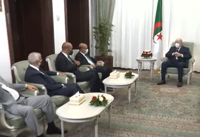 الرئيس تبون يستقبل نائبي رئيس المجلس الرئاسي الليبي