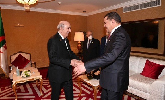  الرئيس تبون يستقبل بالدوحة رئيس حكومة الوحدة الوطنية الليبية