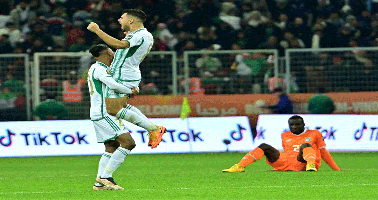 الجزائر (1) – كوت ديفوار (0): الخضر في المربع الذهبي بعد مباراة مثيرة