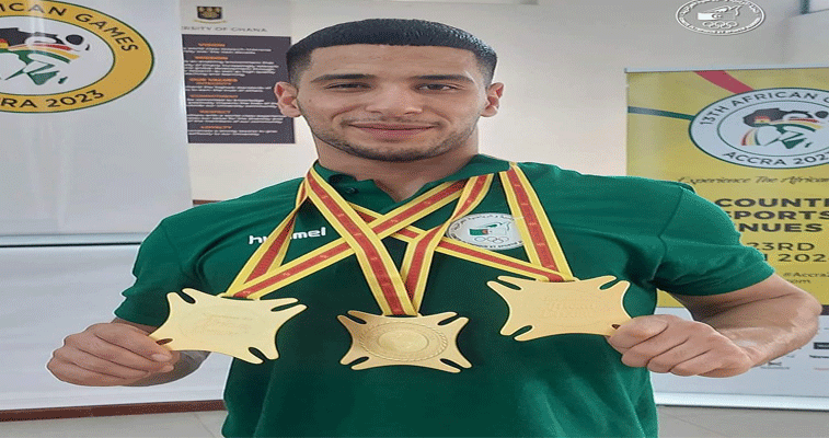 الألعاب الإفريقية أكرا / رفع الأثقال: فرج الله يهدي الجزائر  3 ميداليات ذهبية